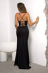 lace-up-spaghetti-strap-split-dress Sophia's Trends - Sophia's Style-Black-L